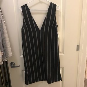 Black & White Pinstripe dress